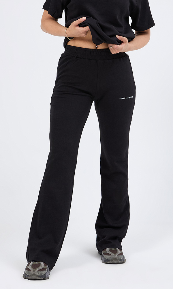 MONO FLOW BLACK WIDE LEG TRACKSUIT