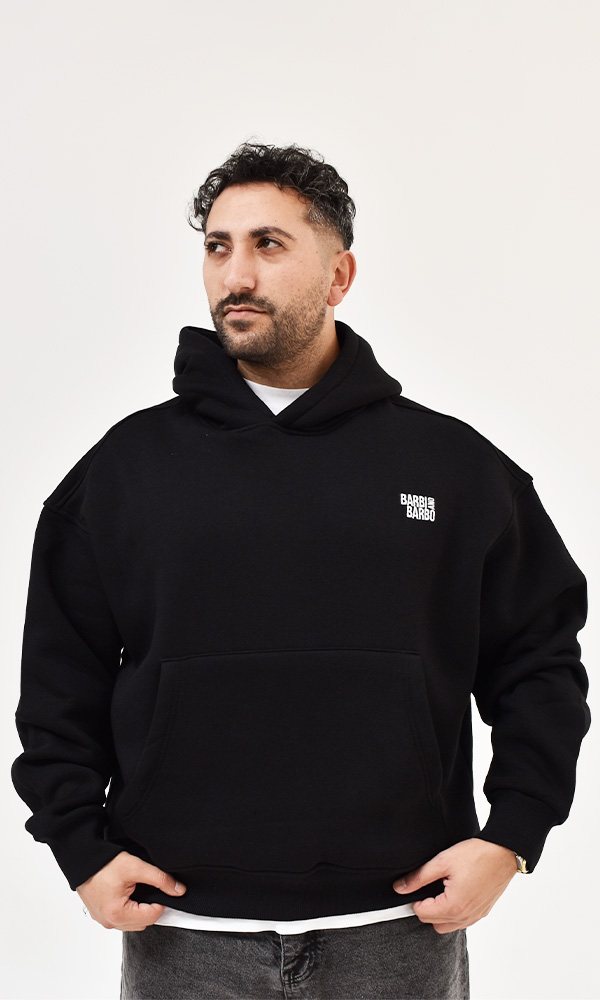 BLACK KAPÜŞONLU SWEATSHIRT