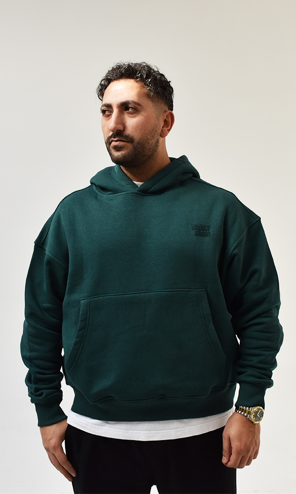 GREEN KAPÜŞONLU SWEATSHIRT